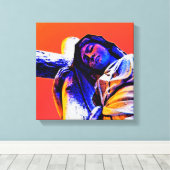 De Faith Cemetery Art behouden Canvas Afdruk (Insitu (Houten vloer))