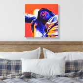 De Faith Cemetery Art behouden Canvas Afdruk (Insitu (Slaapkamer))