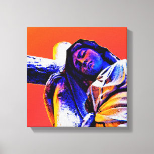 De Faith Cemetery Art behouden Canvas Afdruk