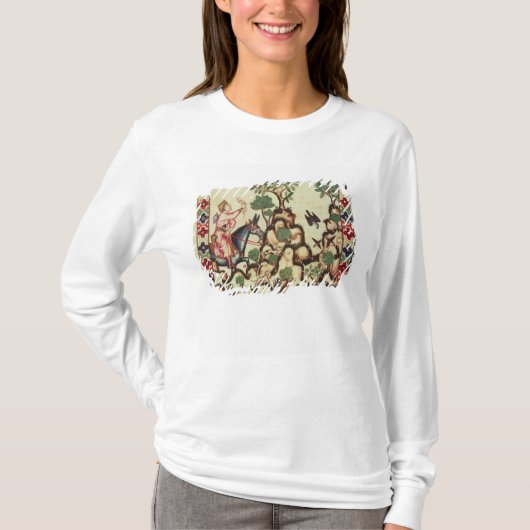 De Falcon Hunt uit het manuscript T-shirt (Voorkant)