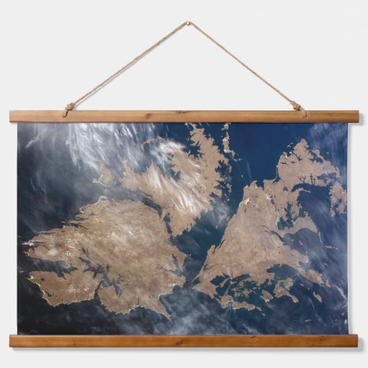 De Falklandeilanden (Islas Malvinas). Hangend Wandkleed (Voorkant)