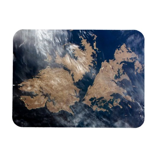 De Falklandeilanden (Islas Malvinas). Magneet (Horizontaal)