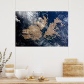 De Falklandeilanden (Islas Malvinas). Poster (Keuken)