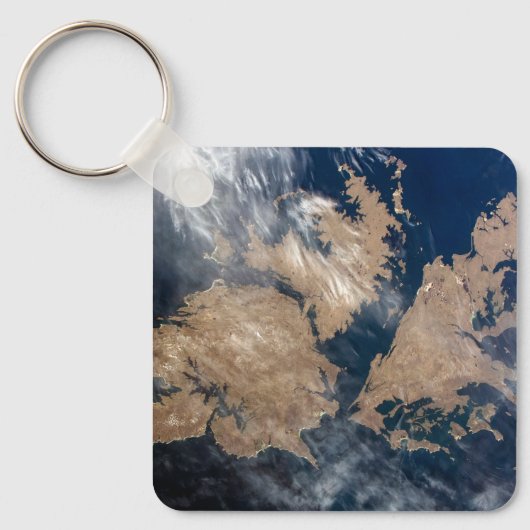 De Falklandeilanden (Islas Malvinas). Sleutelhanger (Voorkant)
