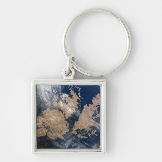 De Falklandeilanden (Islas Malvinas). Sleutelhanger (Voorkant)