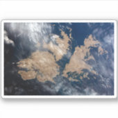 De Falklandeilanden (Islas Malvinas). Sticker (Voorkant)