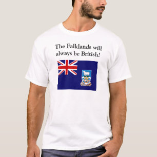 De Falklandeilanden zullen altijd Brits zijn T-shirt