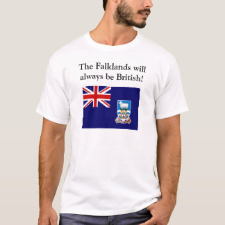 De Falklandeilanden zullen altijd Brits zijn T-shirt