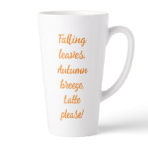 De fallende verlaten herfst Breeze latte alstublie