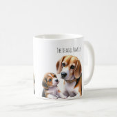 De familie Beagel Koffiemok (Voorkant rechts)
