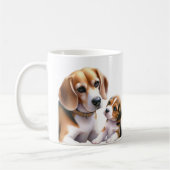 De familie Beagel Koffiemok (Links)