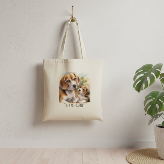De familie Beagel Tote Bag