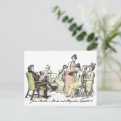 De familie Bennet - Jane Austen Pride & Prejudice Briefkaart (Staand voorkant)