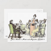 De familie Bennet - Jane Austen Pride & Prejudice Briefkaart (Voorkant / Achterkant)