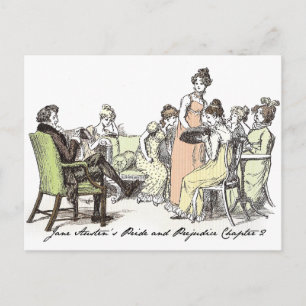 De familie Bennet - Jane Austen Pride & Prejudice Briefkaart