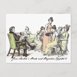 De familie Bennet - Jane Austen Pride & Prejudice Briefkaart