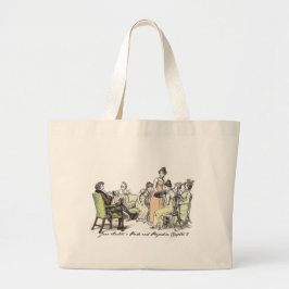De familie Bennet - Jane Austen Pride & Prejudice Grote Tote Bag