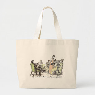 De familie Bennet - Jane Austen Pride & Prejudice Grote Tote Bag
