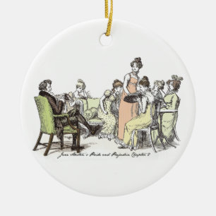 De familie Bennet - Jane Austen Pride & Prejudice Keramisch Ornament