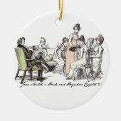 De familie Bennet - Jane Austen Pride & Prejudice Keramisch Ornament (Voorkant)