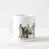 De familie Bennet - Jane Austen Pride & Prejudice Koffiemok (Voorkant links)