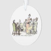 De familie Bennet - Jane Austen Pride & Prejudice Ornament (voorkant)