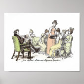 De familie Bennet - Jane Austen Pride & Prejudice Poster (Voorkant)