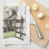 De familie Bennet - Jane Austen Pride & Prejudice Theedoek (Quarter Fold)