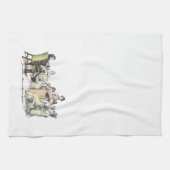 De familie Bennet - Jane Austen Pride & Prejudice Theedoek (Horizontaal)