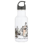 De familie Bennet - Jane Austen Pride & Prejudice Waterfles (Voorkant)