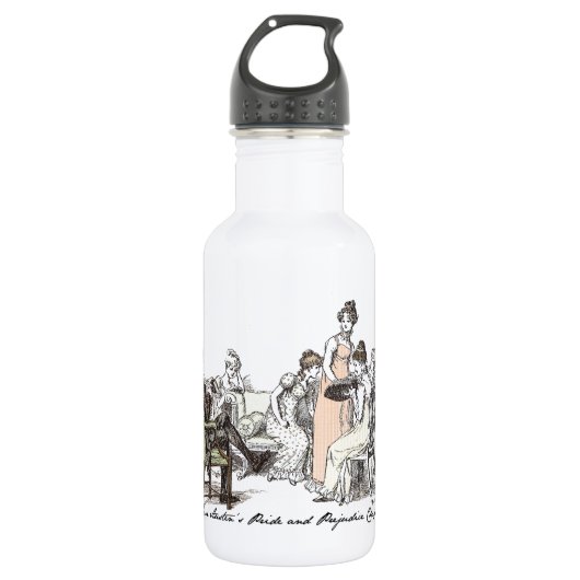 De familie Bennet - Jane Austen Pride & Prejudice Waterfles (Voorkant)