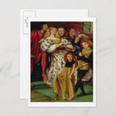 De familie Borgia, 1863 Briefkaart (Voorkant / Achterkant)