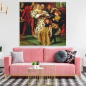 De familie Borgia, 1863 Canvas Afdruk (Insitu (Woonkamer))