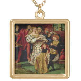 De familie Borgia, 1863 Goud Vergulden Ketting