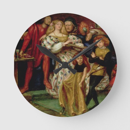 De familie Borgia, 1863 Ronde Klok (Voorkant)