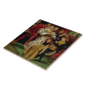 De familie Borgia, 1863 Tegeltje (Zijkant)