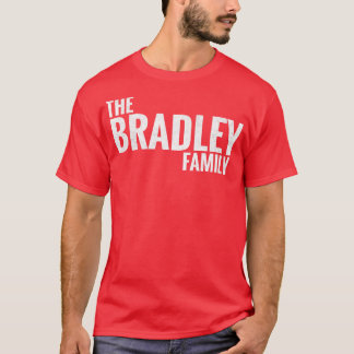 De familie Bradley achternaam Bradley Laatste na T-shirt