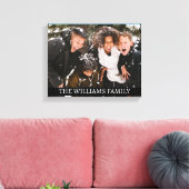De familie canvas afdruk (Insitu (Woonkamer))
