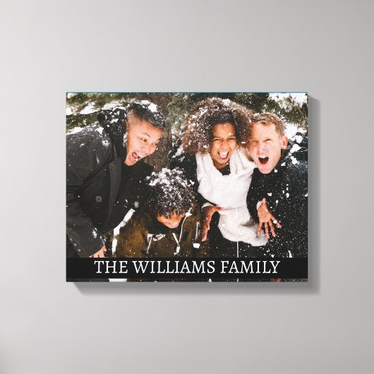 De familie canvas afdruk (Voorkant)