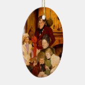 De familie Cratchit Keramisch Ornament (Rechts)