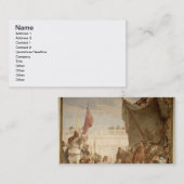 De familie Darius voor Alexander Visitekaartje (Voorkant / Achterkant)