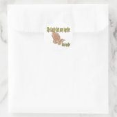 De familie die samen bidden Blijf bij elkaar Ronde Sticker (Tas)