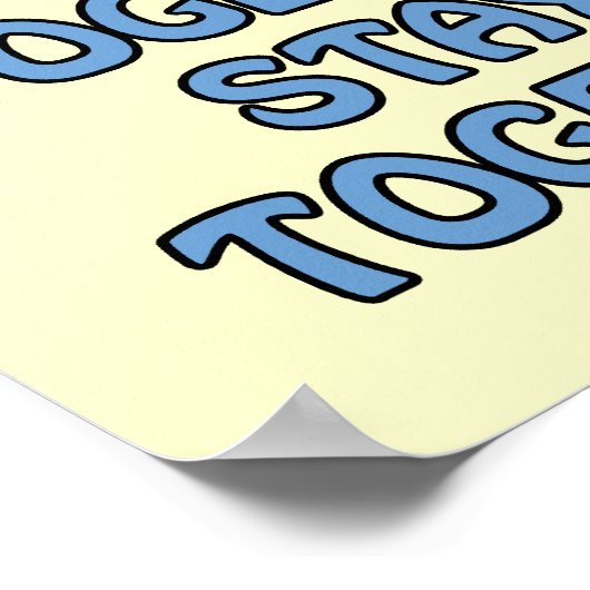 De familie die samen speelt poster (Hoek)