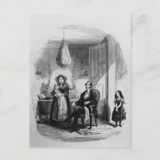 De familie Dombey Briefkaart (Voorkant)