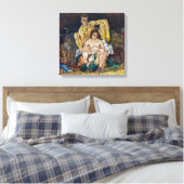 De familie | Egon Schiele | Canvas Afdruk (Insitu (Slaapkamer))
