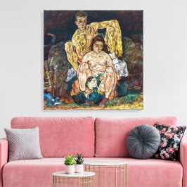 De Familie | Egon Schiele | Canvas Afdruk