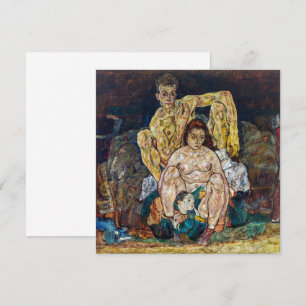 De familie   Egon Schiele   Kaart