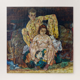 De familie   Egon Schiele   Legpuzzel