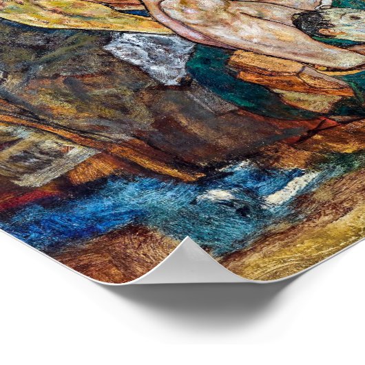 De familie | Egon Schiele | Poster (Hoek)