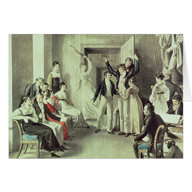 De familie Franz Peter Schubert speelt spelletjes (Voorkant Horizontaal)